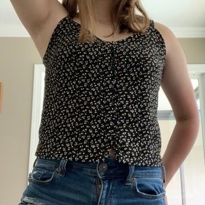 madewell floral tank top